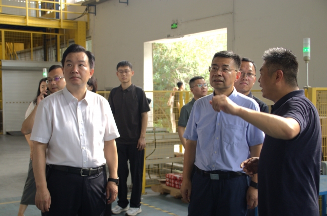 省發改委領導調研中揚立庫 聚焦“物流倉儲 + AI”創新實踐